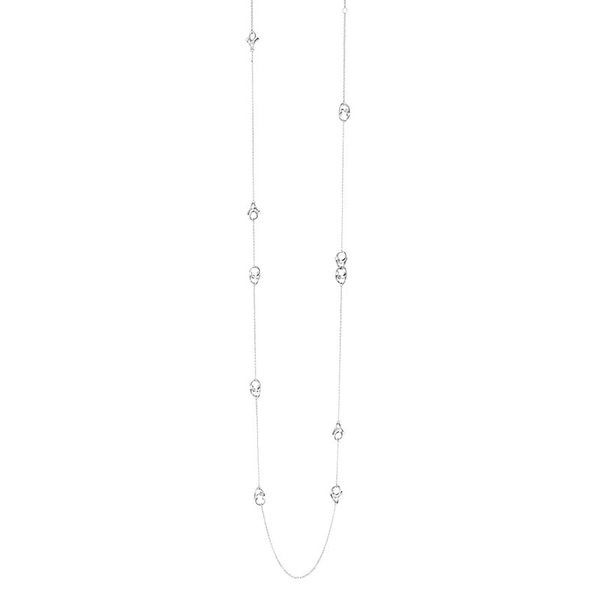 Magic Kaulakorut Sautoir Valkokulta & 0.12 ct Timantti - Georg Jensen - Suuri valikoima & ilmainen lahjapaketointi - Nordicspectra.fi