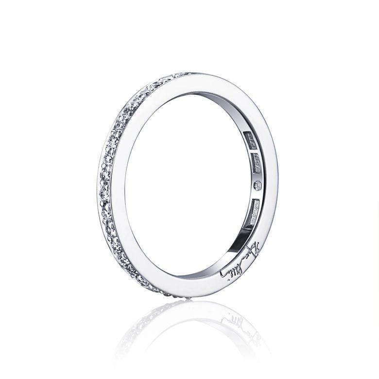 Efva Attling - 21 Stars & Signature Thin Ring White Gold