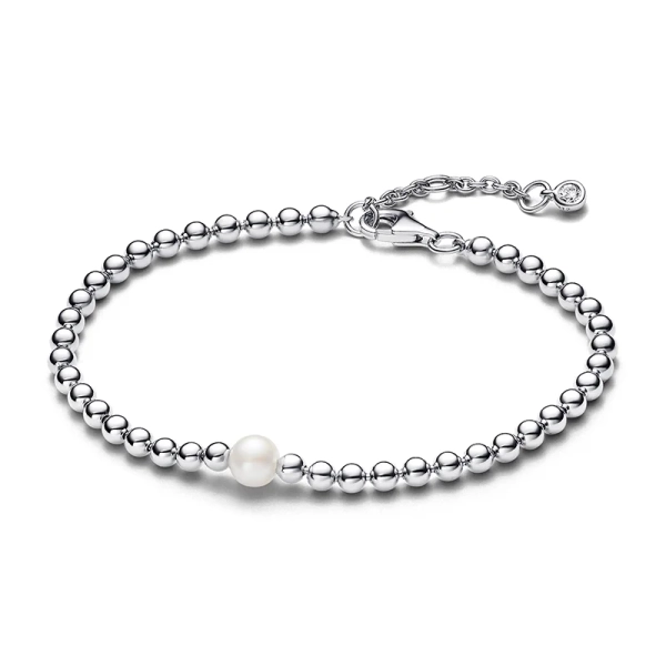 Behandelte Süßwasserzuchtperle & Kugeln Armband - PANDORA - Nordic Spectra