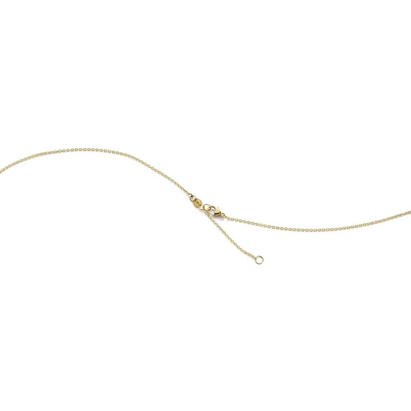 Fusion Kette Gelb & Weißes Gold Mit Pavé Diamant 0.22 ct  von Georg Jensen, Schneller Versand - Nordicspectra.de