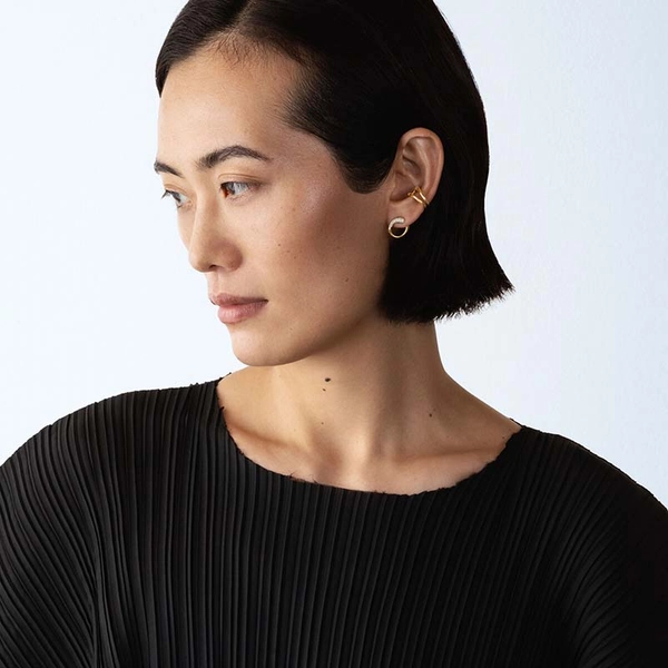 Mercy Earcuff Guld - Georg Jensen örhängen - Snabb frakt & paketinslagning - Nordicspectra.se