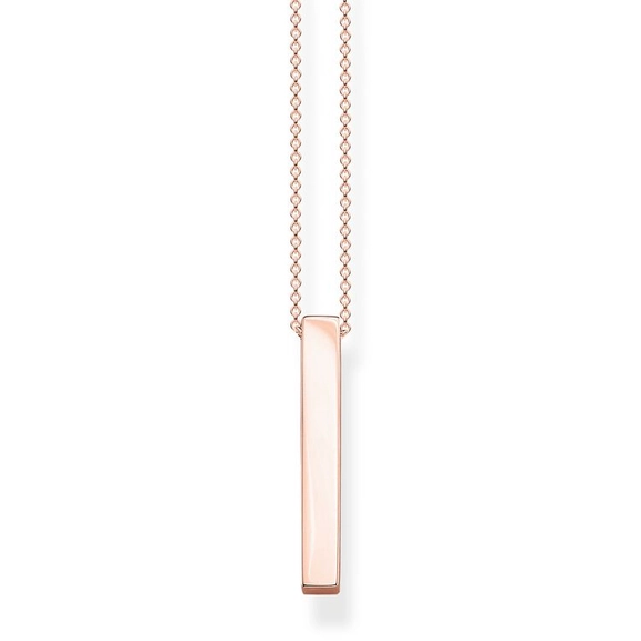 Halsband Åttahörning Rosé - Thomas Sabo halsband - Snabb frakt & paketinslagning - Nordicspectra.se
