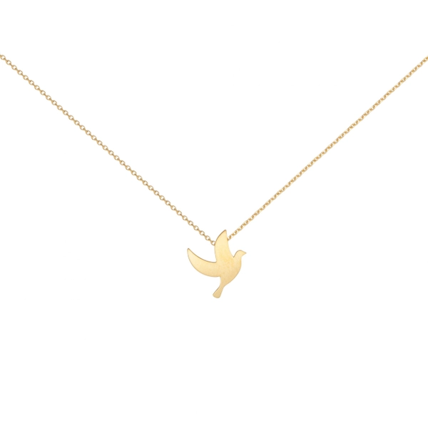 Peace Neck Gold -CU Jewellery - Snabb frakt & paketinslagning - Nordicspectra.se
