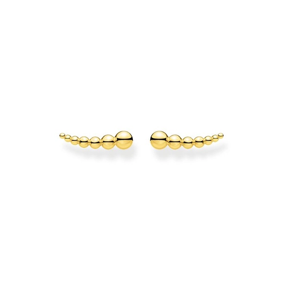 Öronklättrare Kulor Guld - Thomas Sabo örhängen - Snabb frakt & paketinslagning - Nordicspectra.se