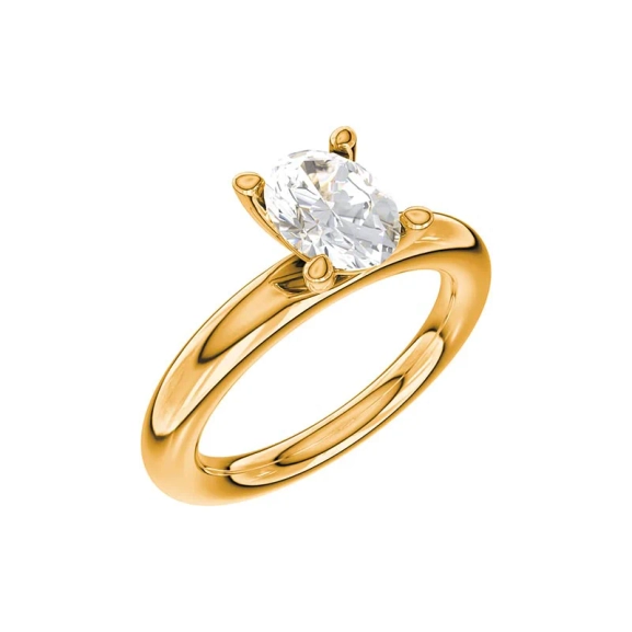 Aure 8D Gold - Wedding & engagement rings - Schalins - Scandinavian design - Nordic Spectra