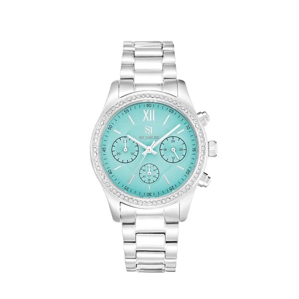 Sif Jakobsin Domenica Clock Turquoise Miyota-liikkeellä