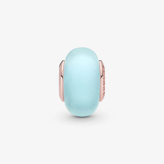 Mattblaues Murano-Glas Charm von PANDORA, Schneller Versand - Nordicspectra.de