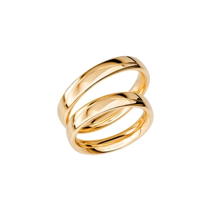 SR1019-4 Guld - Vigsel- & förlovningsringar - Schalins - Fri storleksändring* - Nordic Spectra