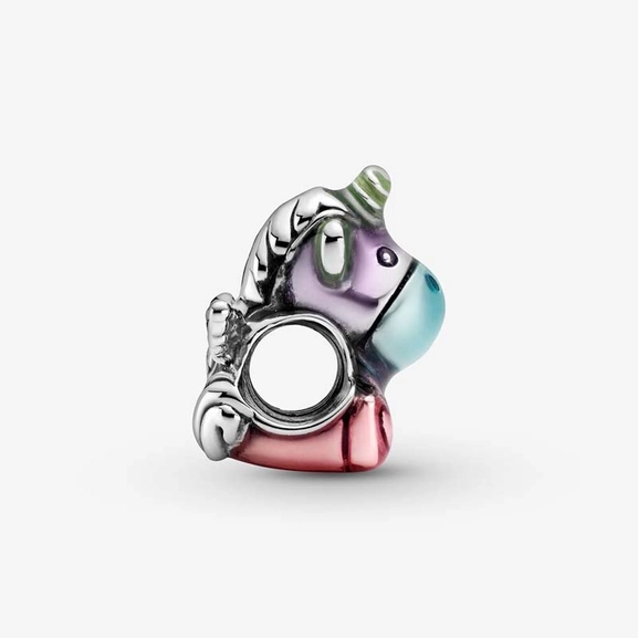 Bruno das Einhorn in Regenbogenfarben Charm von PANDORA, Schneller Versand - Nordicspectra.de