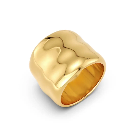 Flowy Ring Gold - Edblad - Snabba leveranser - Gratis paketinslagning