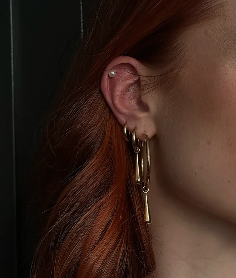 BELLA Big Hoops Guld - Astrid & Agnes - Nordic Spectra