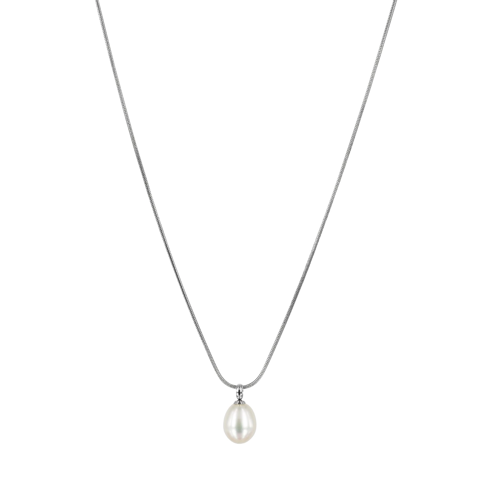 Astrid & Agnes - PALMA Single Långt Halsband Stål