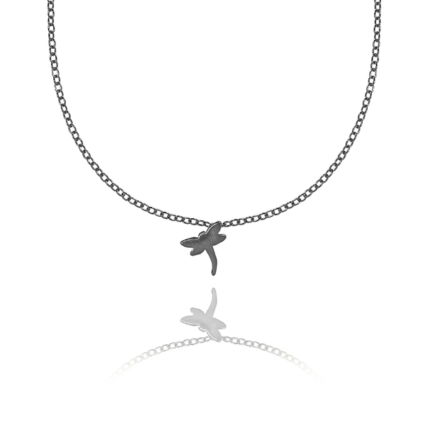 Dragonfly Neck Black -CU Jewellery - Snabb frakt & paketinslagning - Nordicspectra.se