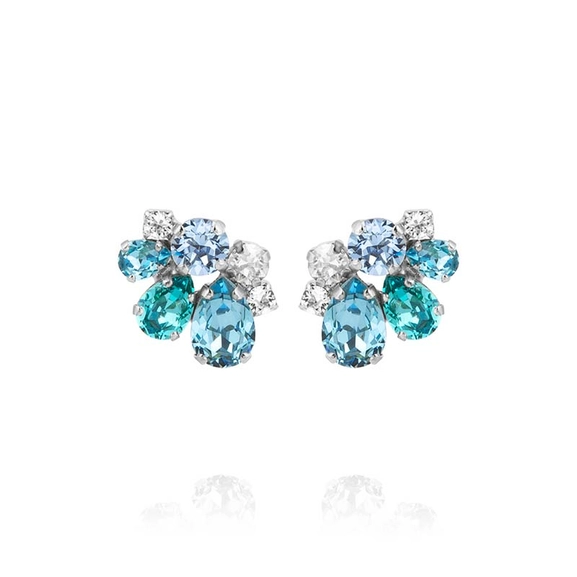 Katie Earrings Rhodium Sea Breeze Combo - Caroline Svedbom - Snabb leverans - Nordic Spectra