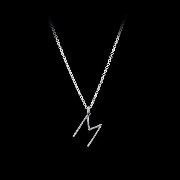 Wonky Letter Necklace - Maria Nilsdotter - Schmuck im skandinavischen Design - Nordic Spectra