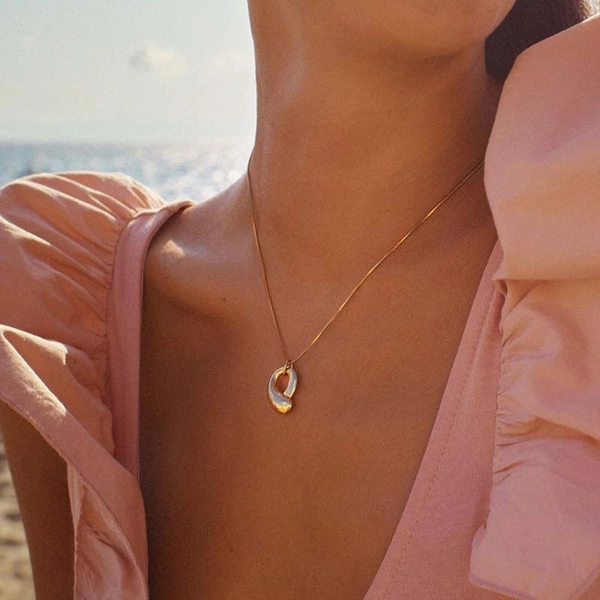 Paisley Necklace Gold - Edblad - Snabb frakt & paketinslagning - Nordicspectra.se