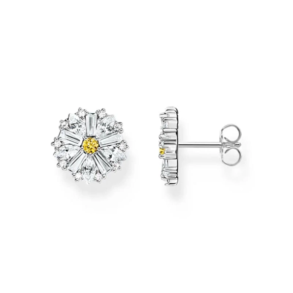 Ohrstecker Blume Lovely Daisy groß Silber - Thomas Sabo - Nordic Spectra
