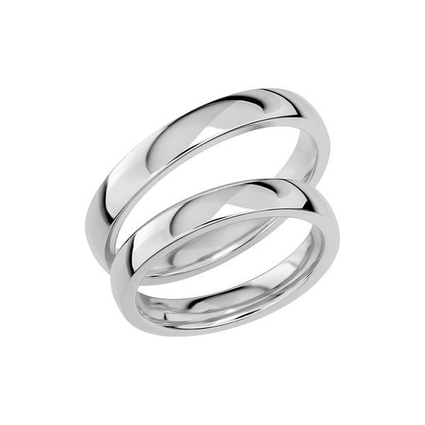 SR1032-3.5 Platina - Vigsel- & förlovningsringar - Schalins - Fri storleksändring* - Nordic Spectra