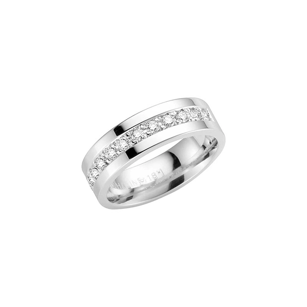 Corona White Gold - Wedding & engagement rings - Schalins - Scandinavian design - Nordic Spectra