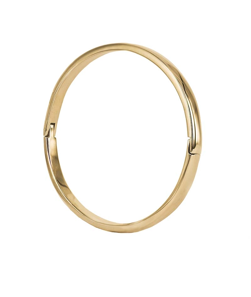 KLARA Armring 3 mm Guld - Astrid & Agnes - Snabb frakt & paketinslagning - Nordicspectra.se