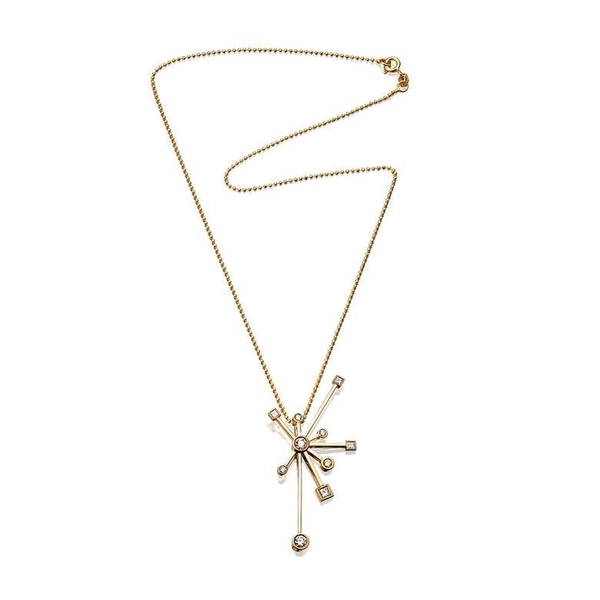 Kaboom & Stars Pendant Gold - Efva Attling halsband - Snabb frakt & paketinslagning - Nordicspectra.se