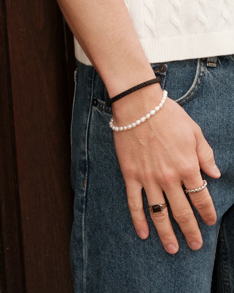 CALLUM Armband Svart - AROCK - Trendiga herrsmycken - Nordic Spectra