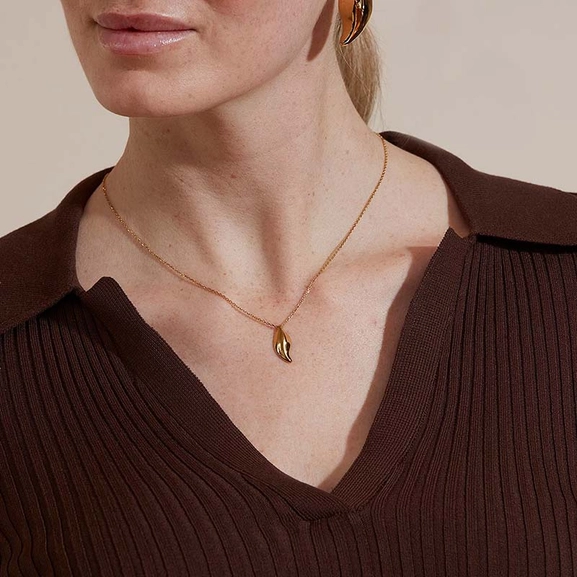 Dune Necklace S Gold - Edblad - Snabb frakt & paketinslagning - Nordicspectra.se