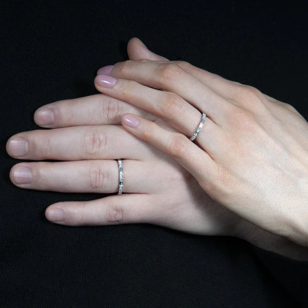 Eterna 15 Platina - Vigsel- & förlovningsringar - Schalins - Fri storleksändring* - Nordic Spectra