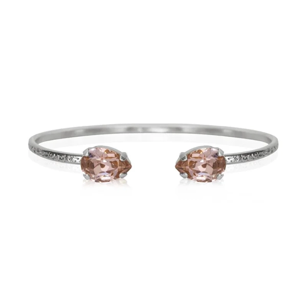 Petite Drop Bracelet Rhodium Vintage Rose - Caroline Svedbom - Snabb frakt & paketinslagning - Nordic Spectra