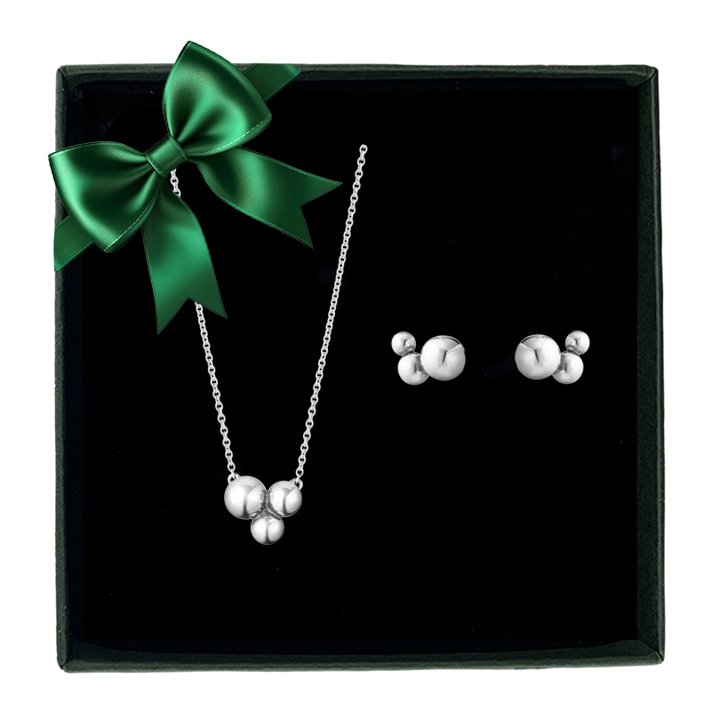Georg Jensen - Presentset Moonlight Grapes Örhängen & Halsband