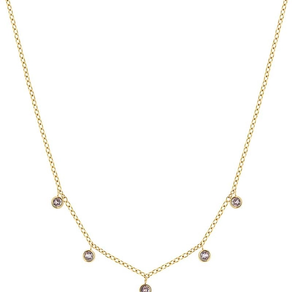 Dew Drop Necklace Multi Blush Gold - Edblad - Snabb frakt & paketinslagning - Nordicspectra.se