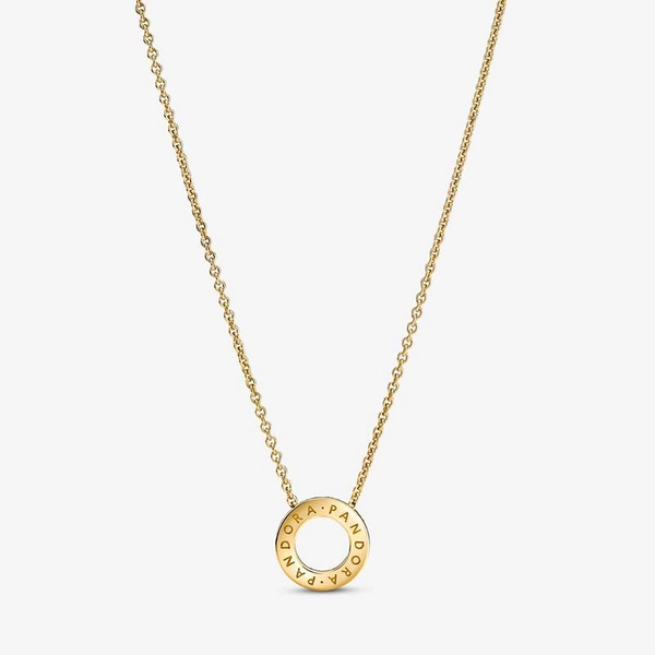 Pandora Glittrande Halsband Logotyp Guld - PANDORA - Snabb frakt & paketinslagning - Nordicspectra.se
