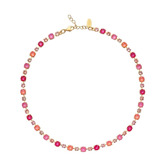 Calanthe Necklace Gold Coral Combo - Caroline Svedbom - Snabb frakt & paketinslagning - Nordicspectra.se