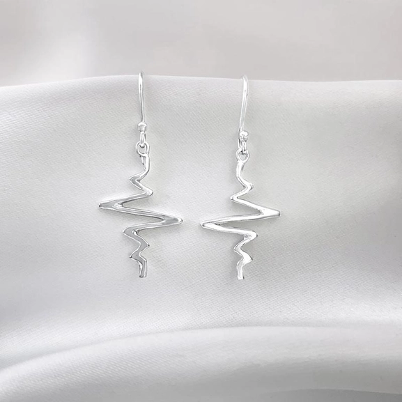 Heartbeat - Ohrringe Silber von Sofia Wistam, Schneller Versand - Nordicspectra.de