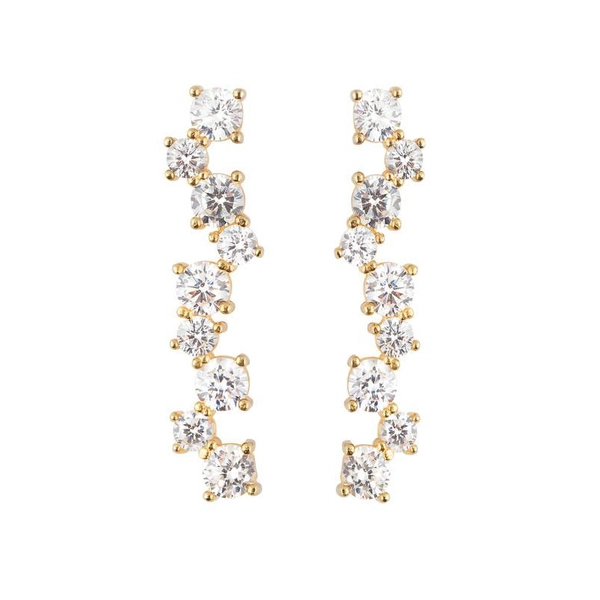 Gatsby Long Ear Gold -CU Jewellery - Snabb frakt & paketinslagning - Nordicspectra.se