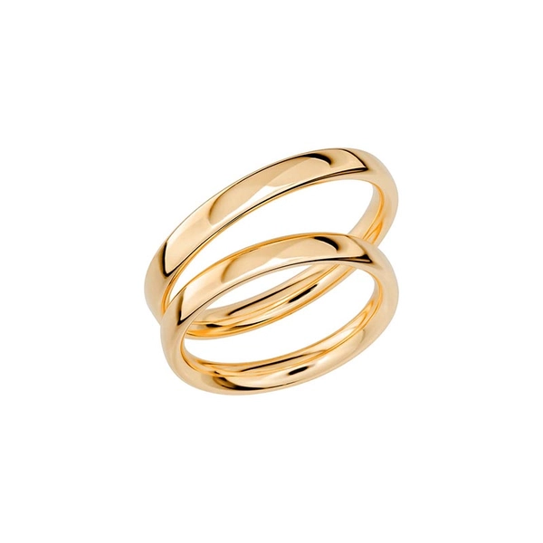 SR1017-3 Gold - Wedding & engagement rings - Schalins - Scandinavian design - Nordic Spectra