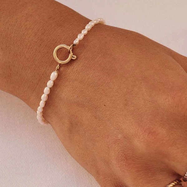Collier Pearl Bracelet Pink Gold - Edblad - Snabb frakt & paketinslagning - Nordicspectra.se