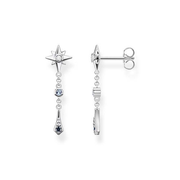 Ohrringe Royalty Stern Mit Steinen Silber von Thomas Sabo, Schneller Versand - Nordicspectra.de