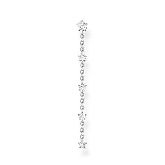 Einzel Ohrstecker Vintage Weiße Steine von Thomas Sabo, Schneller Versand - Nordicspectra.de