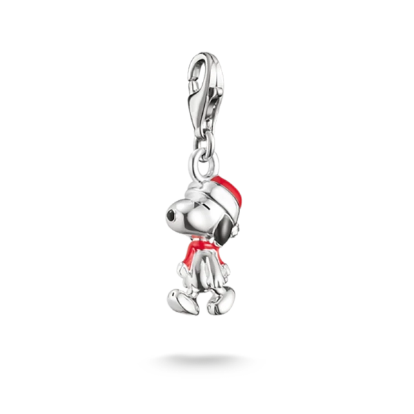 Charm-Anhänger Snoopy Santa Edition PEANUTS Original Silber - Thomas Sabo - Nordic Spectra