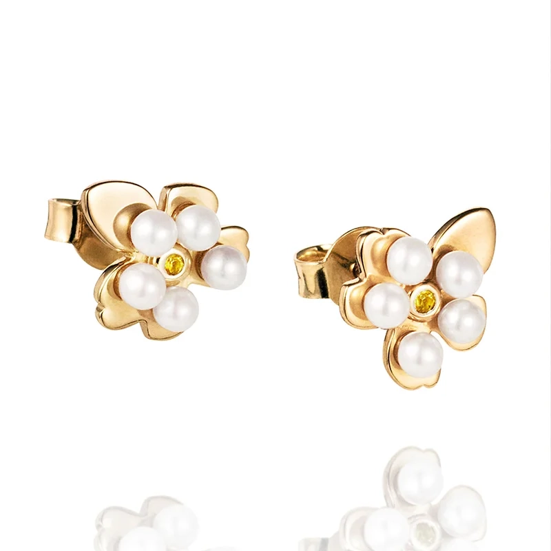 Efva Attling - Förgätmigej Ear Gold Plated