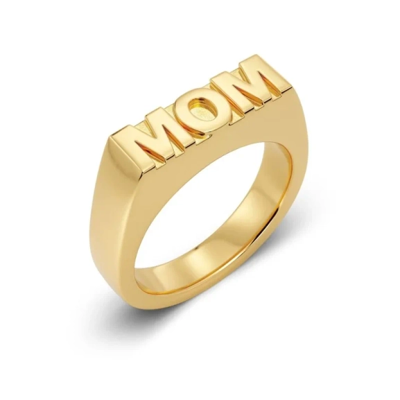 Signet Ring MOM Gold - Edblad - Snabb leverans - Gratis paketinslagning