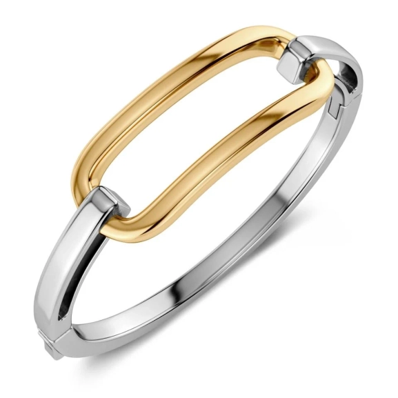 Guldpläterat cuffarmband i chunky design från Edblad