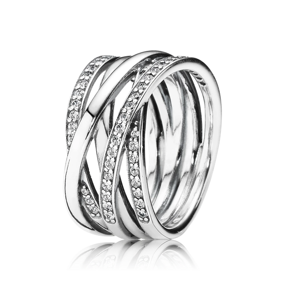 Sparkling & Polished Lines Ring - PANDORA - Snabb frakt & paketinslagning - Nordicspectra.se