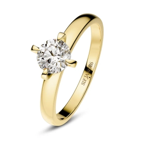 Venice Ring 14K Guld med en strålande 0.50 ct labbodlad diamant