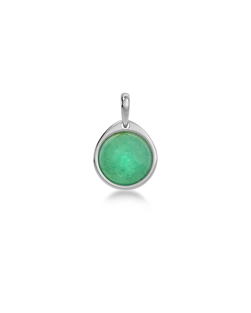 Edblad Birthstone Charm Silver halsband herr – bild 5