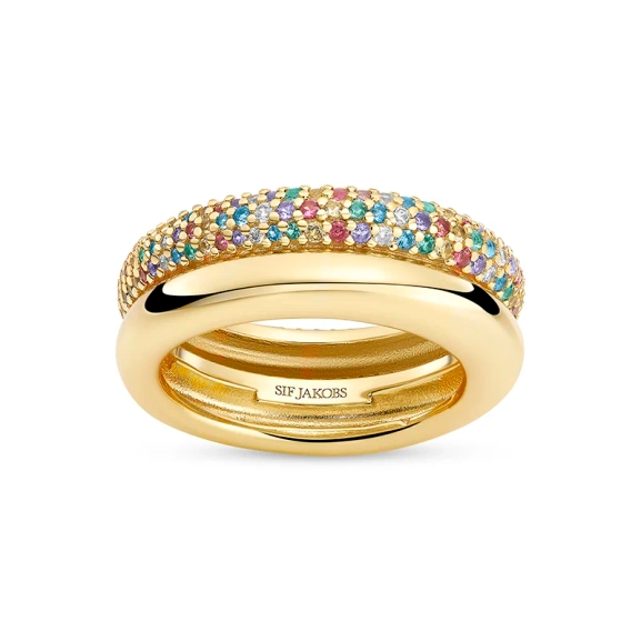 Carrara Ring Mix Gold von Sif Jakobs