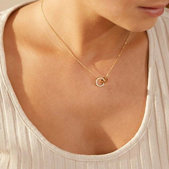 Eternal Orbit Necklace Steel - Edblad - Snabb frakt & paketinslagning - Nordicspectra.se