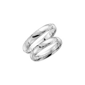 253-4 White Gold - Wedding & engagement rings - Schalins - Scandinavian design - Nordic Spectra