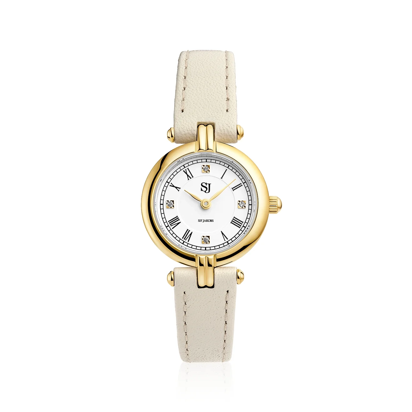 Bianca Watch Beige Guld